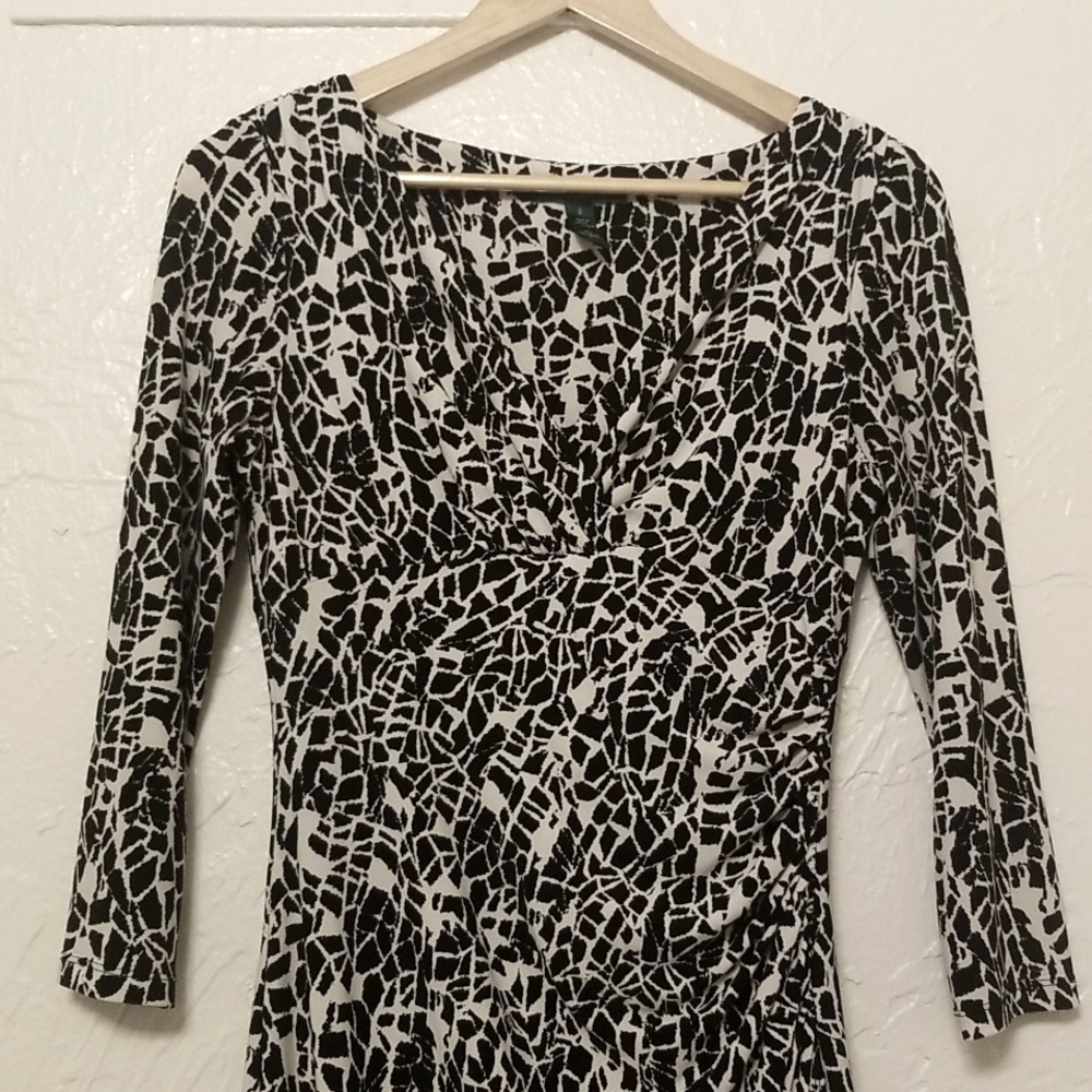 Lauren Ralph Lauren 3/4 sleeve Abstract knee length Dress